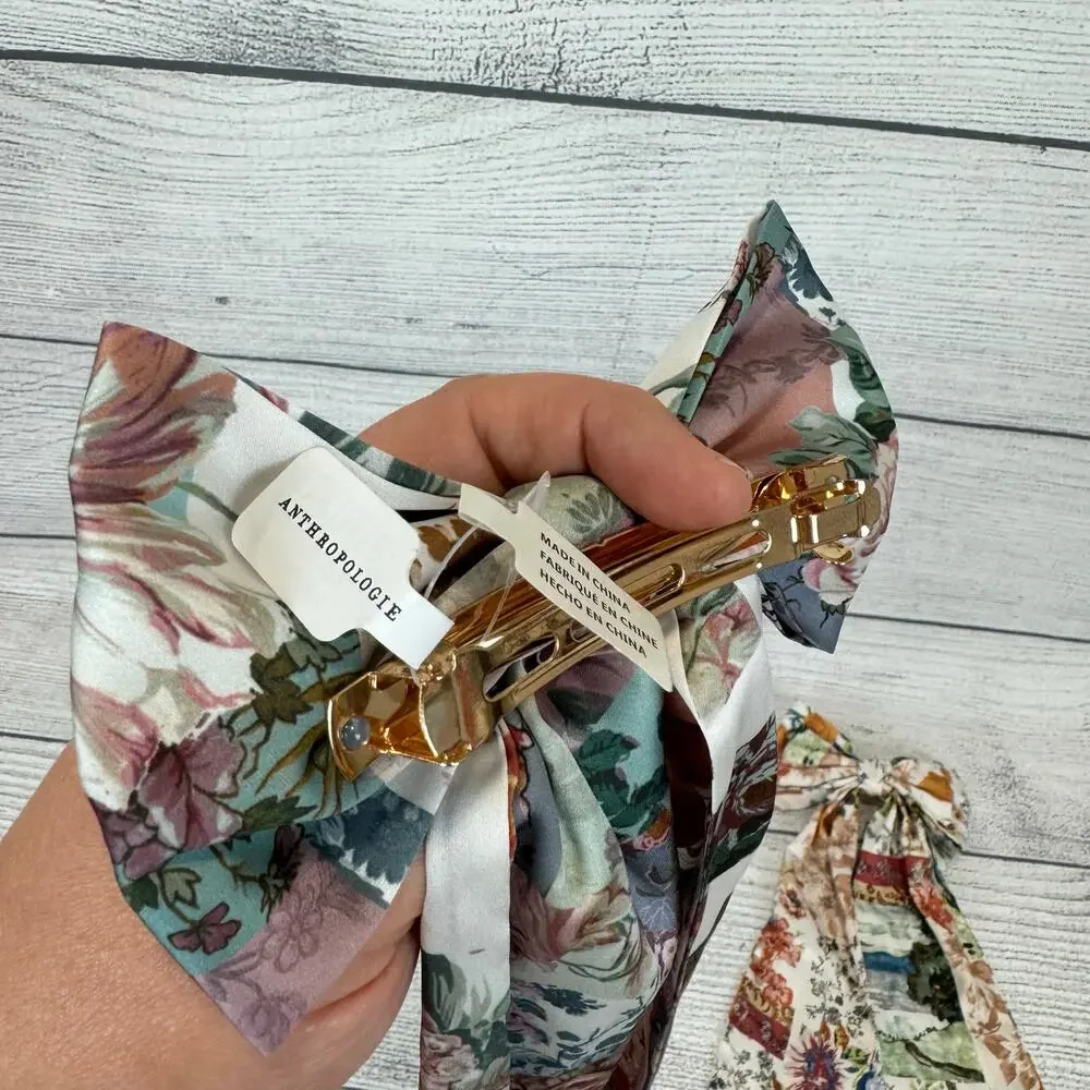 Anthropologie Women's 4pc Bow & Headband Hair Accessory Lot